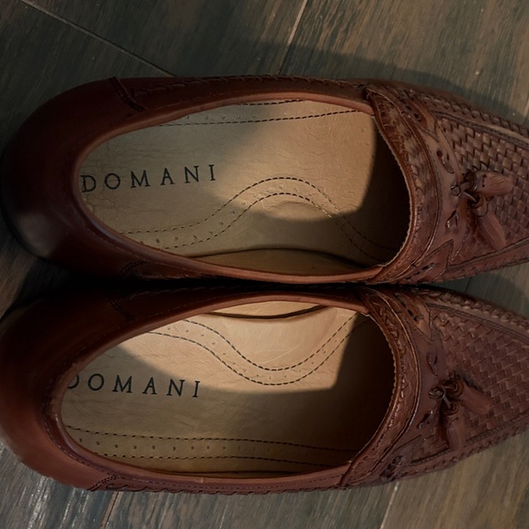 Johnson and Murphy Rich Brown Domini Leather Loafers 9.5